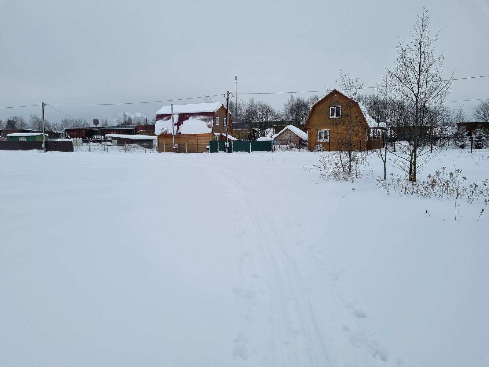 Поворот у прудика